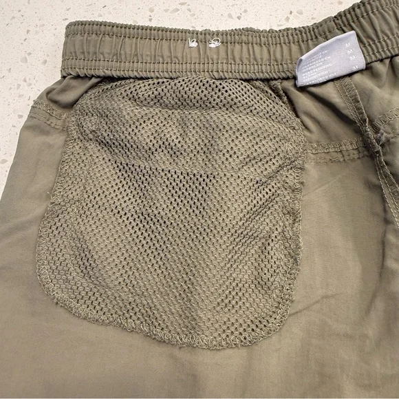 Columbia Olive Green Nylon Outdoor Shorts Quick Dry Medium - Picture 10 of 10